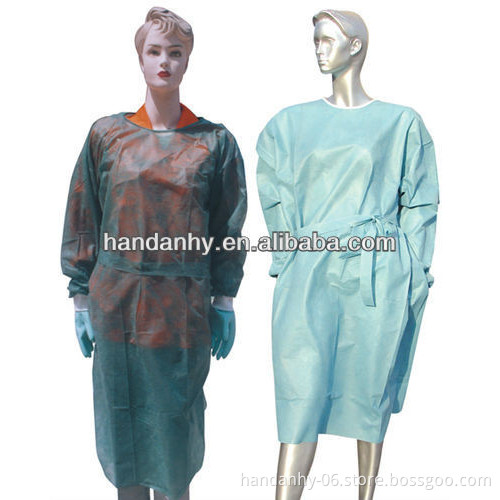 medical protective clothing PP non woven isolation gown